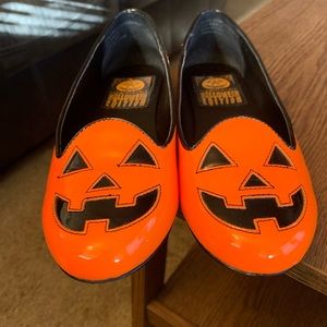 Strange Cvlt Orange Lydia Jack O' Lantern Flats